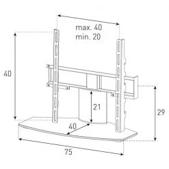 Balcar PL2310-C-HBLK - TV Möbel