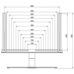 Balcar CAVTSL Schwarzglas - TV Möbel -TV-Zubehör Verkäufe 2050789 3 d
