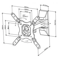 Vivanco BMO 6020 - Wandhalterungen 7 Vivanco BMO 6020 - Wandhalterungen -TV-Zubehör Verkäufe 985282 3 d 1